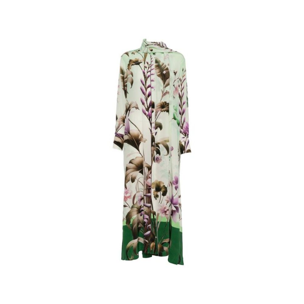 For Restless Sleepers Women Printed Silk Dress